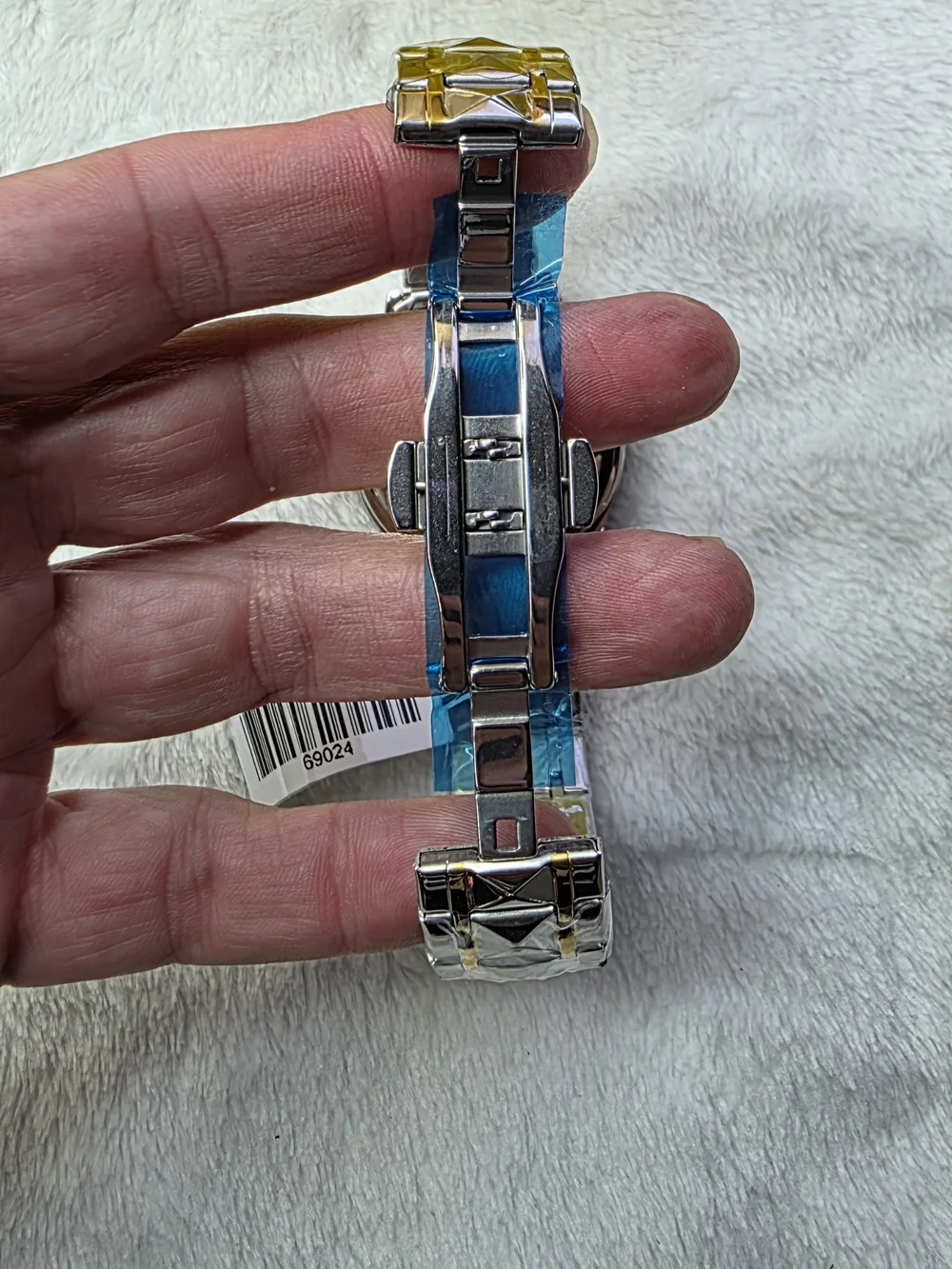 Invicta Two-Tone Gold & Silver Black Dial Watch 69024 41mm